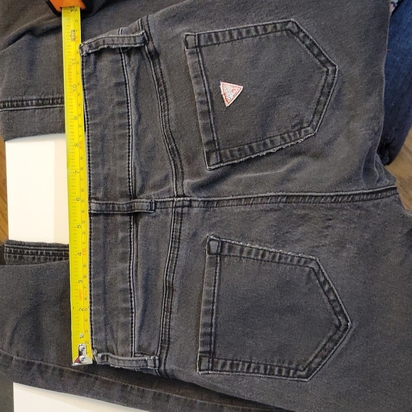 GUESS Tahiana Fit Distressed High Waist Skinny Faded Thin Jeans 25 - Picture 6 of 12